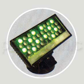 Светодиодный архитектурный светильник зеленый свет