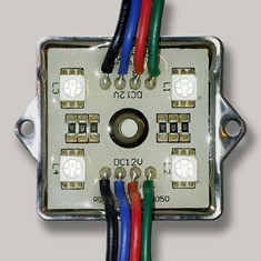 Светодиодный модуль LED4Y-5050-RGB-12V 4 SMD 5050 Epistar