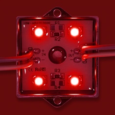 Светодиодный модуль LED4Y-3528-12V-R 4 SMD 3528 Epistar Светодиодный модуль LED4Y-3528-12V-R 4 SMD 3528 Epistar